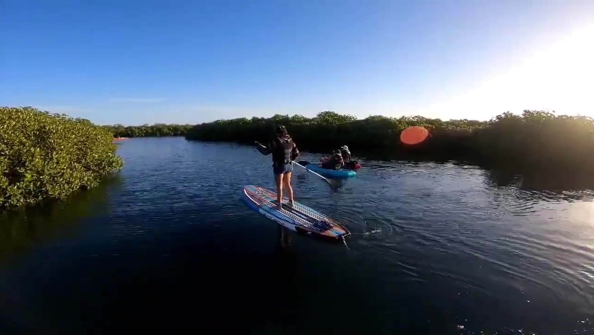 Paddleboard rumbo a los manglares